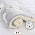Cobertor para cachorro de estimação Conforto Colchão Quente Loja Global Adel Urso Cinzento 49x32cm 