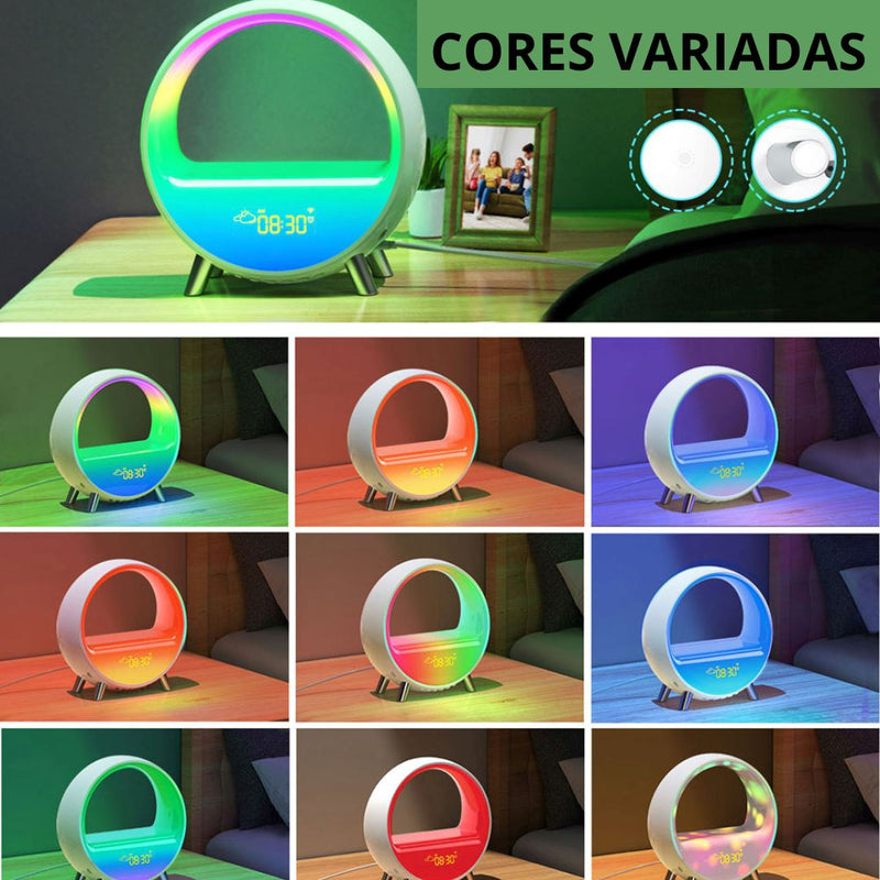 Despertador Inteligente RGB com Luz Noturna,WiF e Bluetooth! Despertador Inteligente RGB com Luz Noturna,WiF,Bluetooth!-661 Global Adel 
