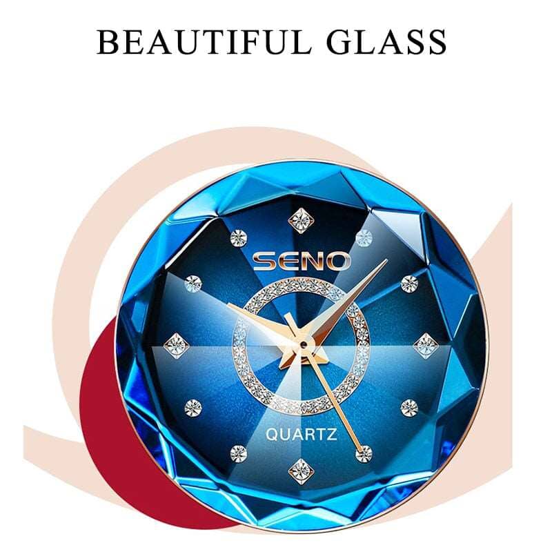 Relógio luxo marca quartzo Loja Global Adel 