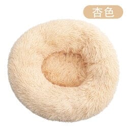 Super Soft Pet Bed Donut Non Slip Foam Luxury Fluffy Plush Dog Sofa Beds for Large Dogs Cat's House Puppy Cushion Mat Portable 0 Global Adel B 50cm 